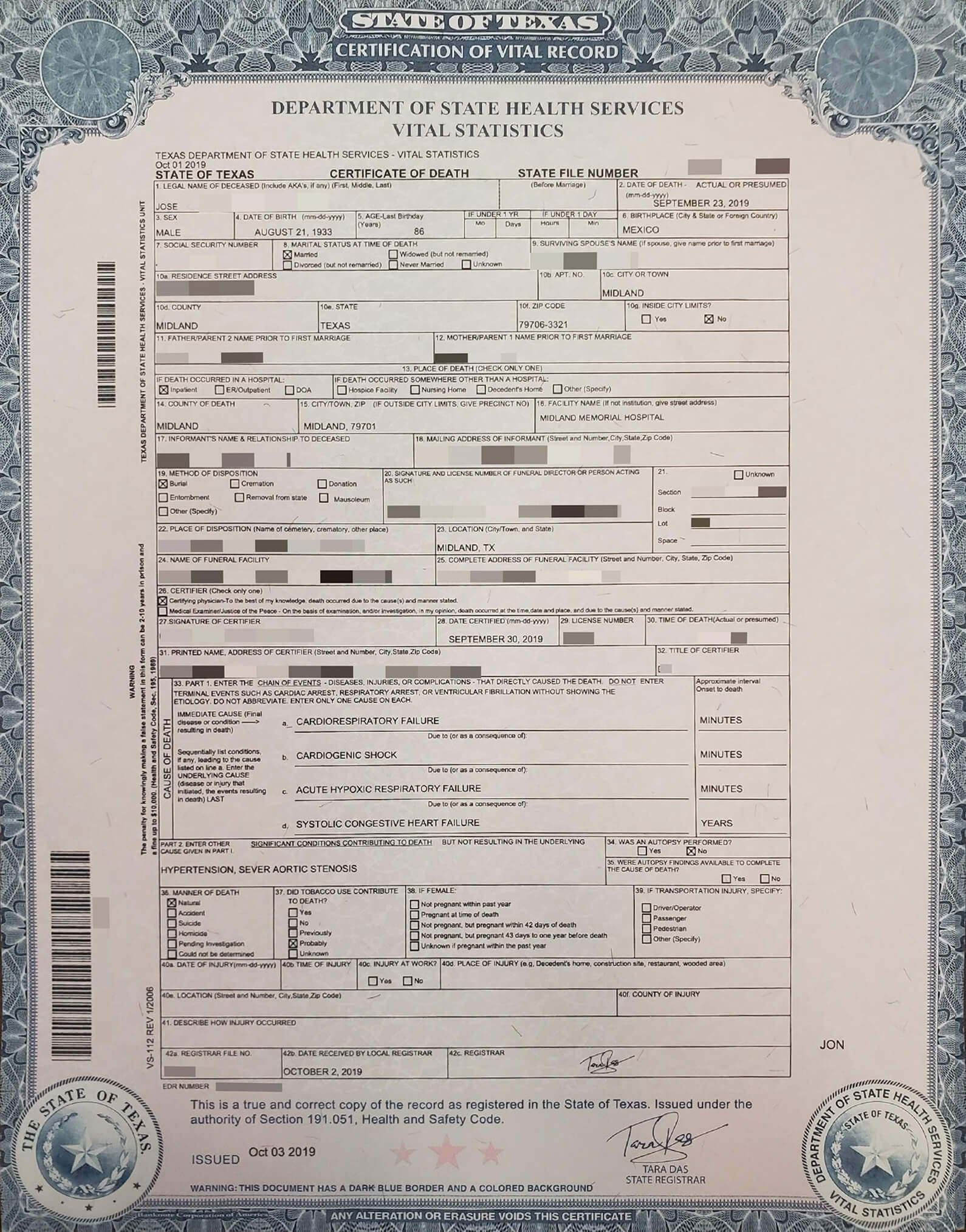 Apostille Death Certificate Death Certificate Apostille Apostille